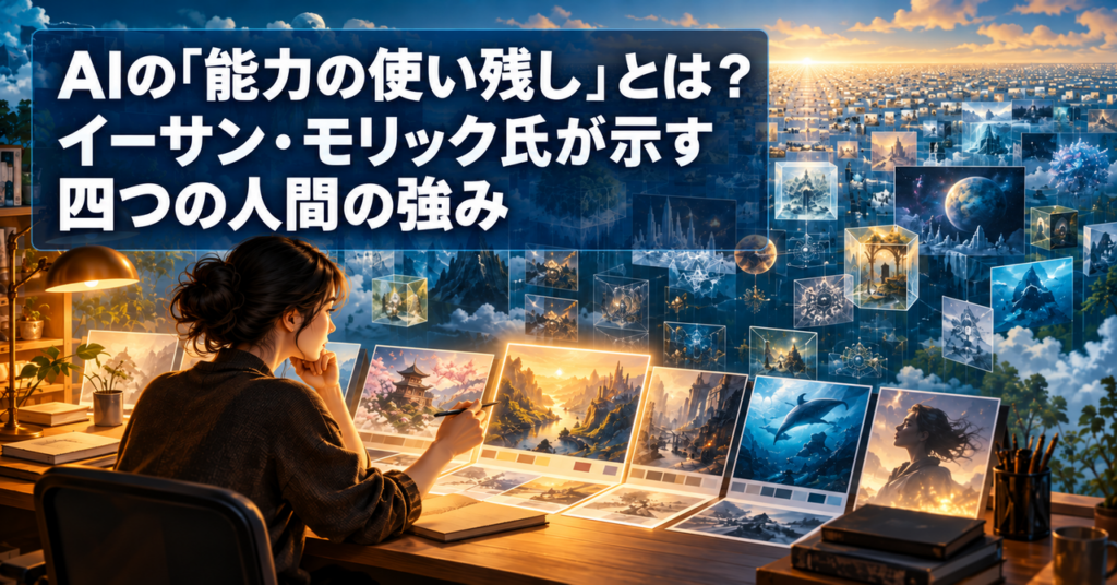 AIの「能力の使い残し」とは？ イーサン・モリック氏が示す四つの人間の強み