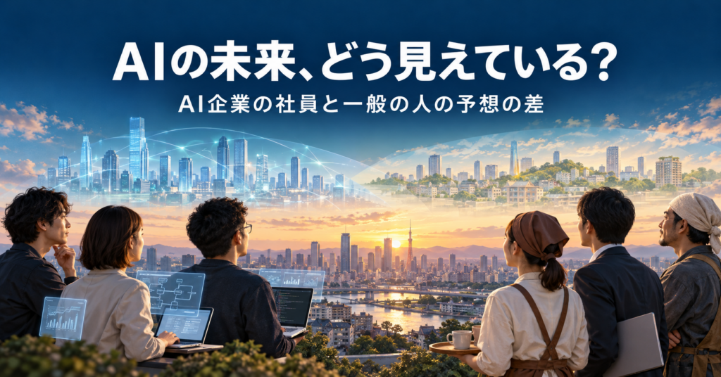 AI企業の社員と一般の人は、なぜ未来を違って見るのか